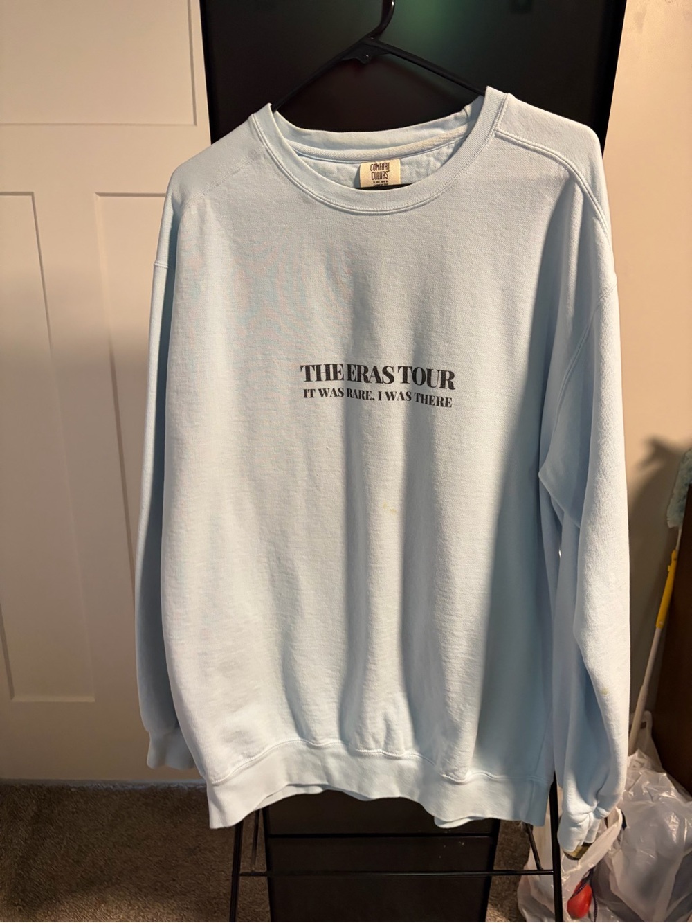 Light Blue Crewneck Sweatshirt - The Eras Tour Graphic